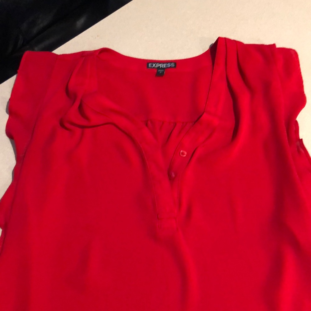 Express Red Blouse